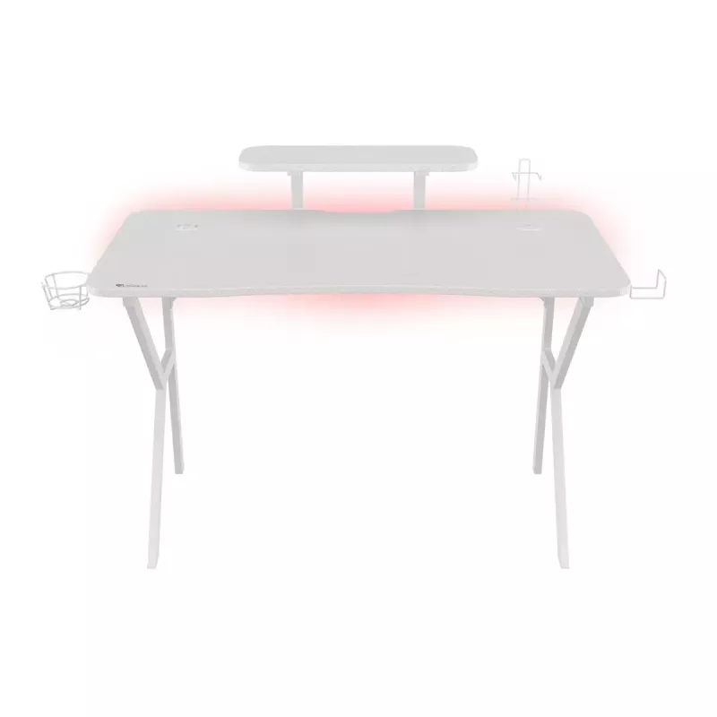 Genesis Holm 320 RGB gamingbureau, wit