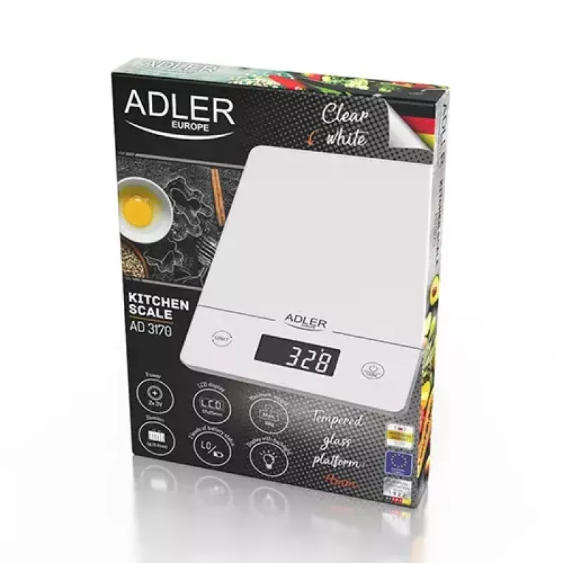 Elektronische keukenweegschaal Adler AD 3170