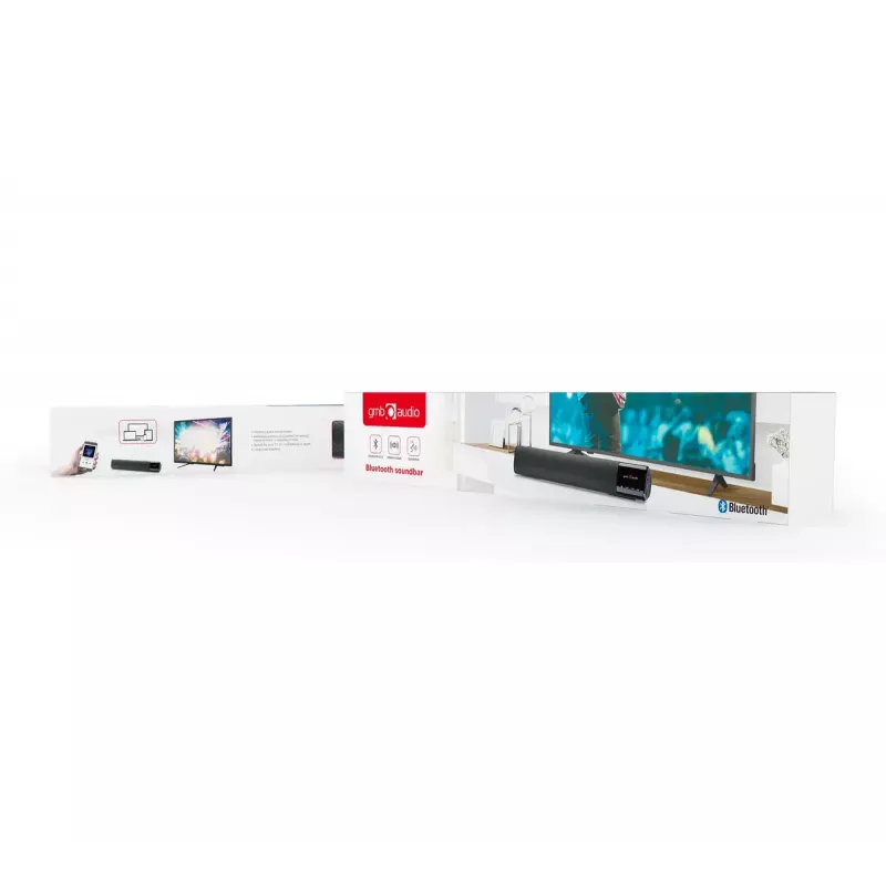 Draagbare stereoluidspreker Gembird SPK-BT-BAR400-01