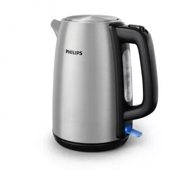 Philips Viva Collection HD9351/90 Waterkoker, 1,7 L, 2020 W, metaal, waterniveau-indicator, draadloos, filter