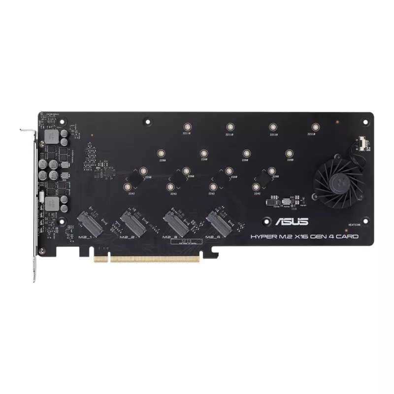 ASUS Hyper M.2 x16 Gen 4 Interfacekaarten/Adapter Intern