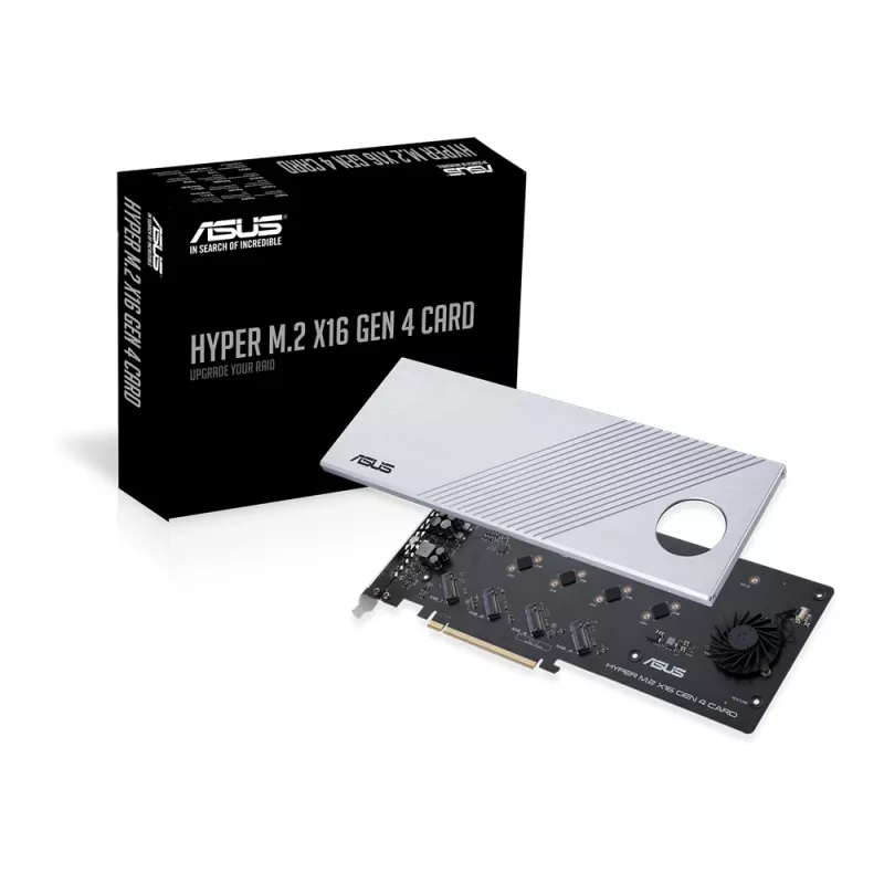 ASUS Hyper M.2 x16 Gen 4 Interfacekaarten/Adapter Intern