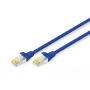 DIGITUS Patchkabel - CAT6a - S/FTP - Snagless - Cu - 50 cm - blauw