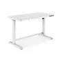 DIGITUS elektrisch in hoogte verstelbaar bureau 120x60x12cm met USB wit