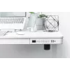 DIGITUS elektrisch in hoogte verstelbaar bureau 120x60x12cm met USB wit