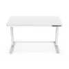 DIGITUS elektrisch in hoogte verstelbaar bureau 120x60x12cm met USB wit