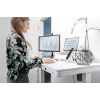 DIGITUS elektrisch in hoogte verstelbaar bureau 120x60x12cm met USB wit