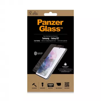 PanzerGlass UltraForce1 7293 screenprotector voor Samsung Galaxy S22, gehard glas, hoesvriendelijk, transparant