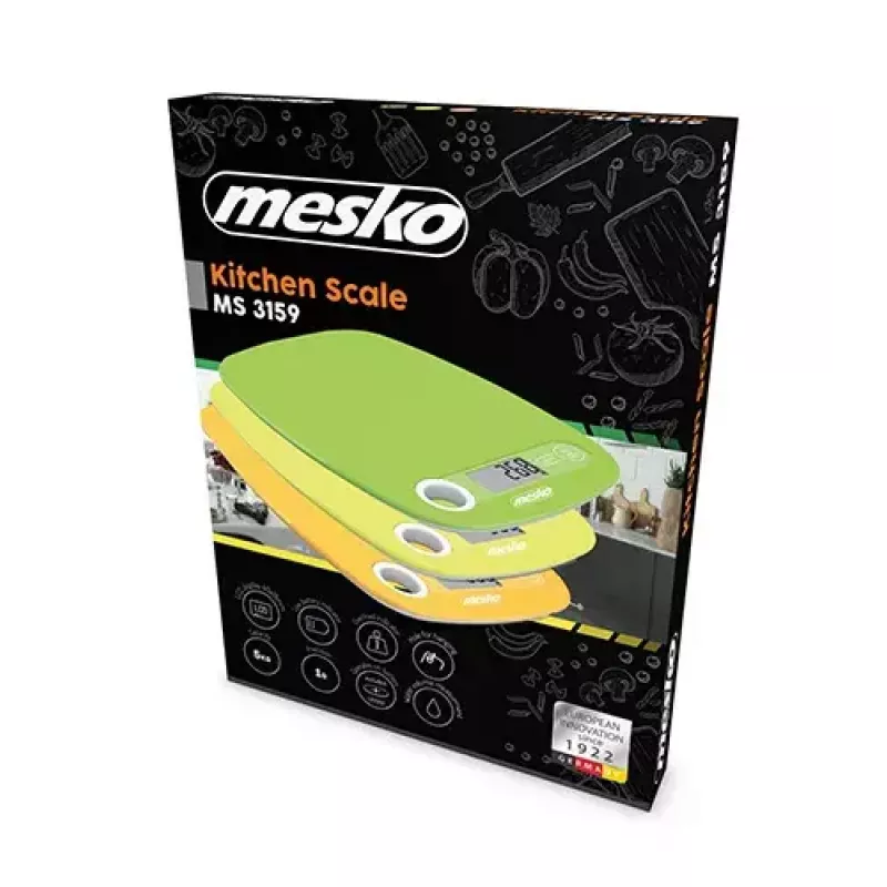 Elektronische keukenweegschaal Mesko Home MS 3159y