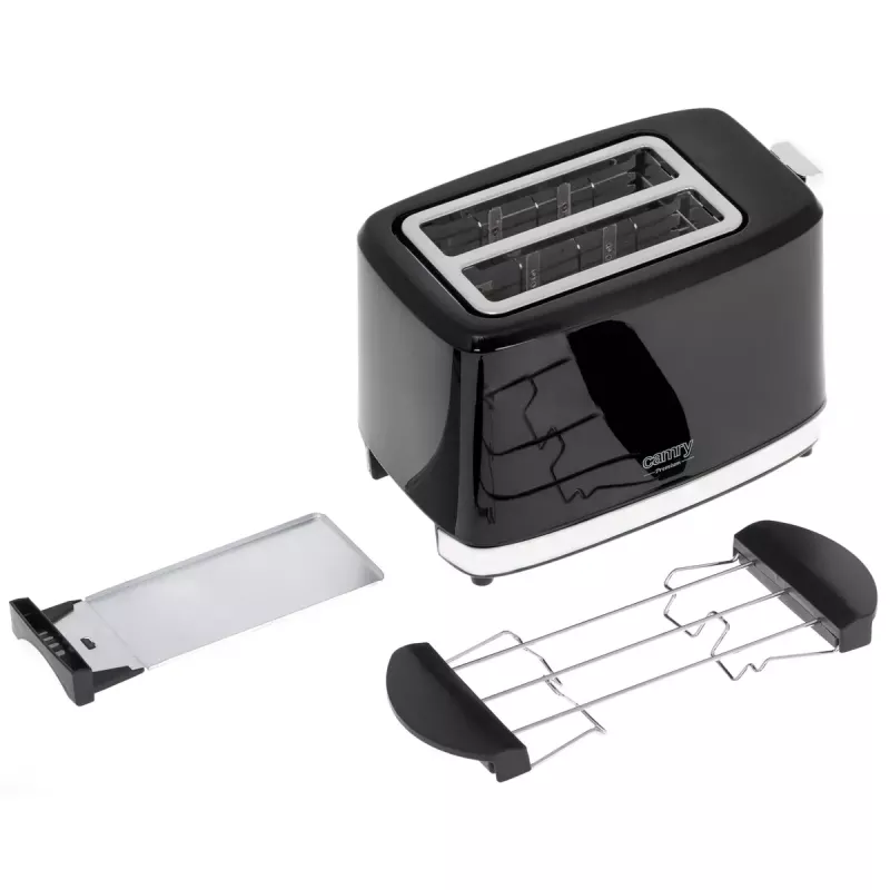 Toaster Camry Premium CR 3218 2 sneetjes 900 W zwart zilver