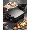 Wafelijzer Adler AD 3049, 4 vierkante wafels, antiaanbaklaag, 1800 W, zwart