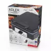 Wafelijzer Adler AD 3049, 4 vierkante wafels, antiaanbaklaag, 1800 W, zwart