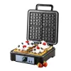 Wafelijzer Adler AD 3049, 4 vierkante wafels, antiaanbaklaag, 1800 W, zwart