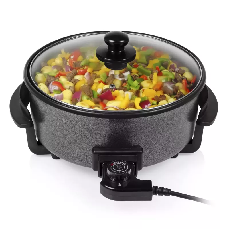 Multifunctionele pan Tristar PZ-9135 XL rond zwart staal 1500W