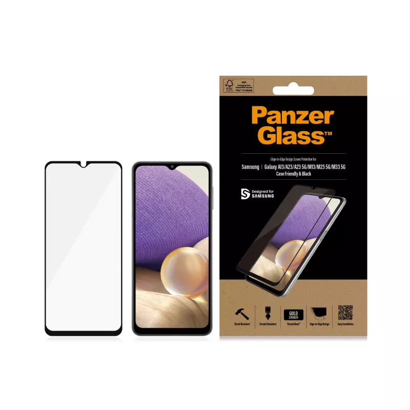 PanzerGlass ® beeldschermfolie voor Samsung Galaxy A13 | A23 | A23 5G | M13 | M23 5G | M33 5G