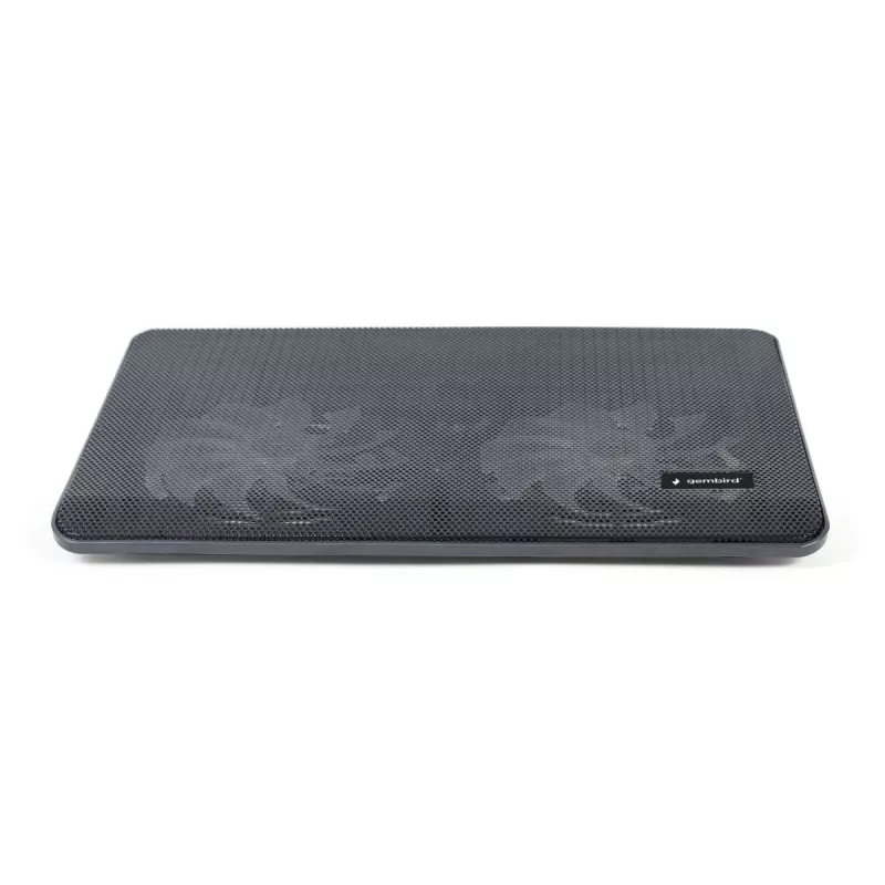 GEMBIRD notebook 15.6in koelstandaard, compact dual-fan - zwart