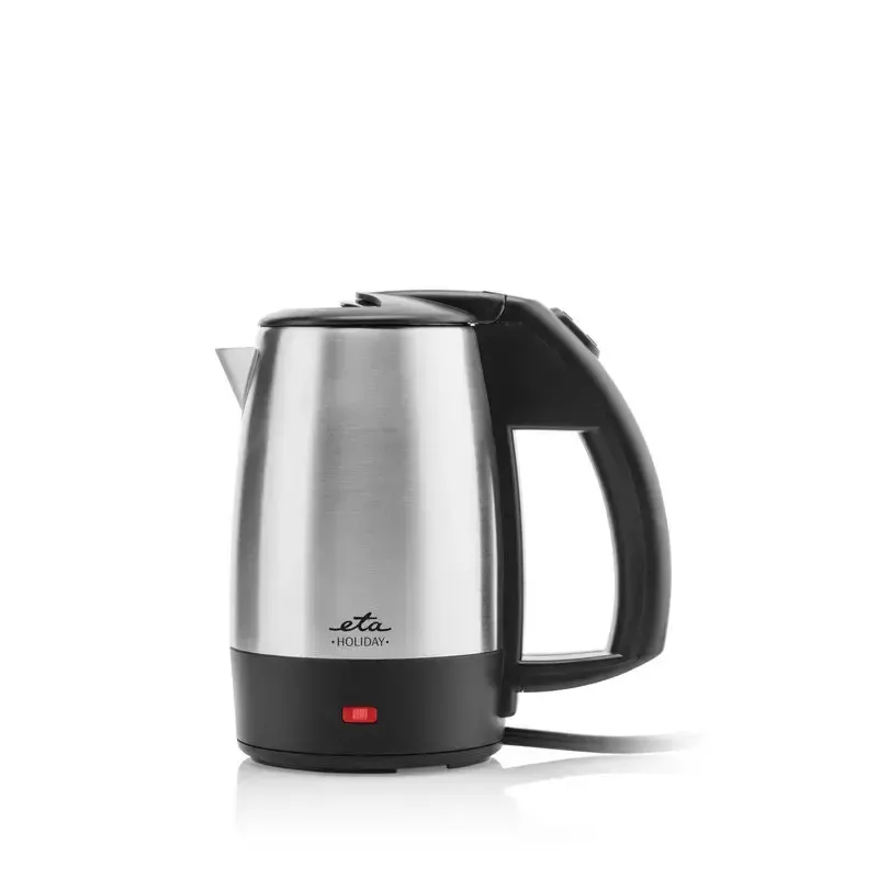ETA Holiday reis-waterkoker 0,5 L 1000 W zwart RVS