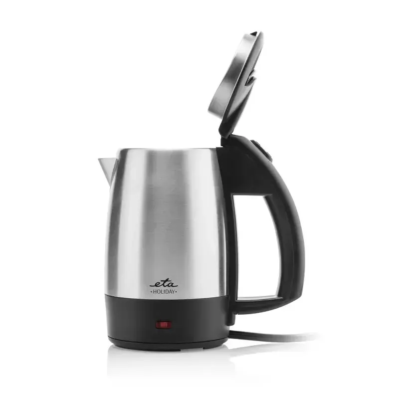 ETA Holiday reis-waterkoker 0,5 L 1000 W zwart RVS