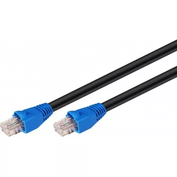 Netwerkkabel Goobay CAT 6 U/UTP RJ-45 Cat6 15 m zwart