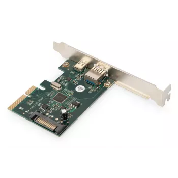 DIGITUS PCIe-kaart USB-C + USB-A, tot 10 Gbit/s
