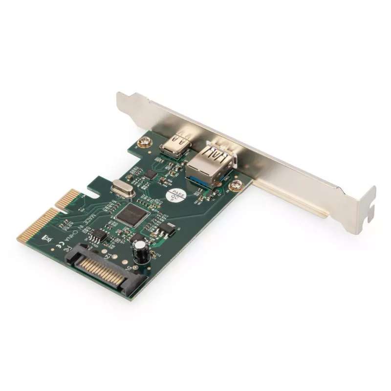 DIGITUS PCIe-kaart USB-C + USB-A, tot 10 Gbit/s
