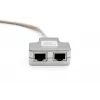 DIGITUS CAT 5e patchkabel-adapter 2x RJ45-bus naar 1x RJ45-stekker 0,19 m