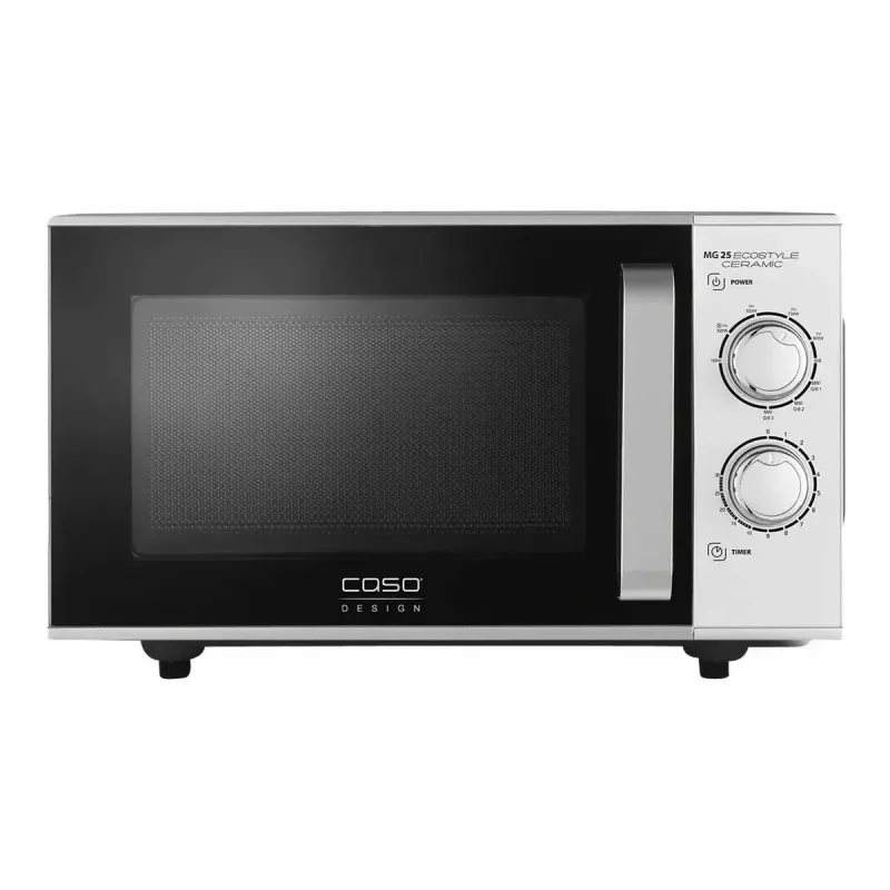 Caso MG 25 Ecostyle magnetron, 25 L, 900 W, grillfunctie, zilver