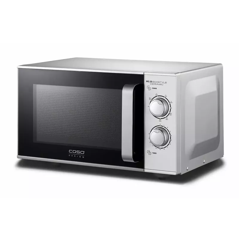 Caso MG 25 Ecostyle magnetron, 25 L, 900 W, grillfunctie, zilver
