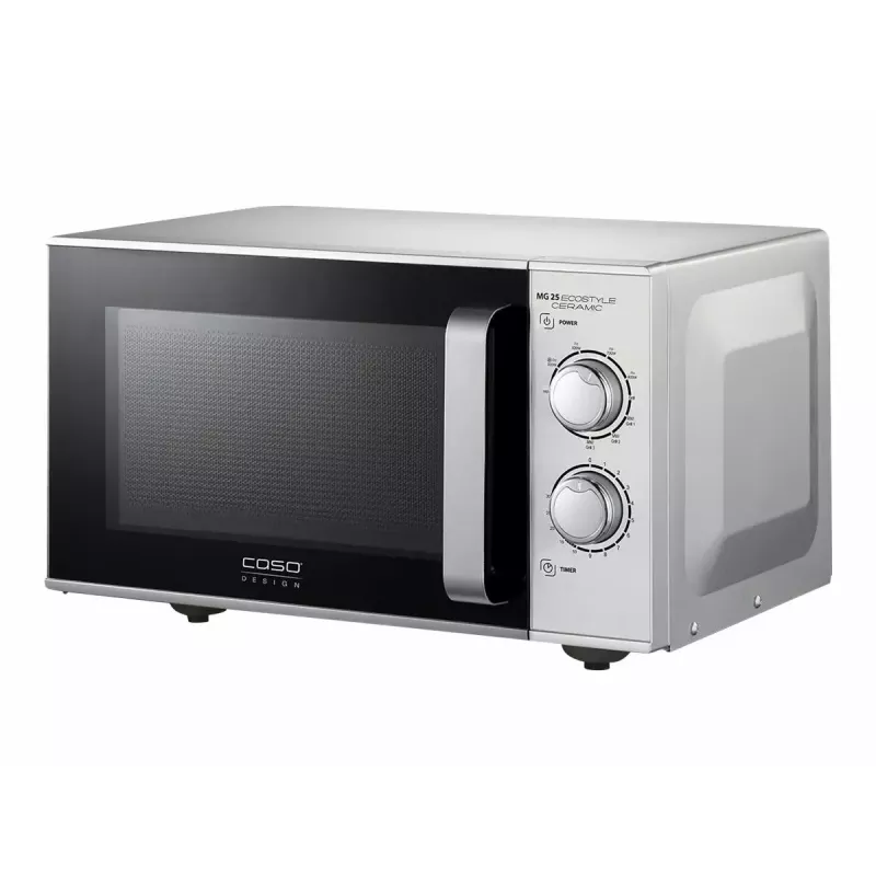 Caso MG 25 Ecostyle magnetron, 25 L, 900 W, grillfunctie, zilver
