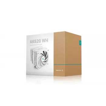 DeepCool AK620 WH luchtkoeler 12 cm 500–1850 t/min wit