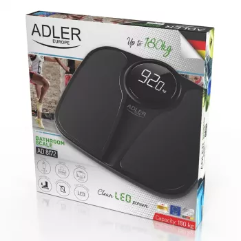 Adler AD 8172B elektronische personenweegschaal