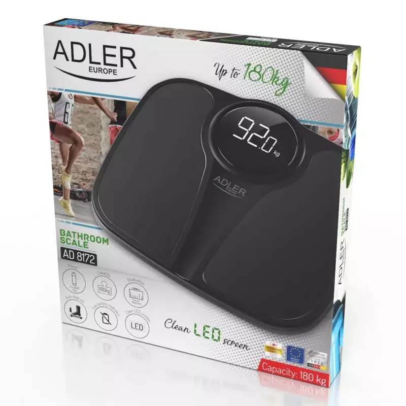 Adler AD 8172B elektronische personenweegschaal