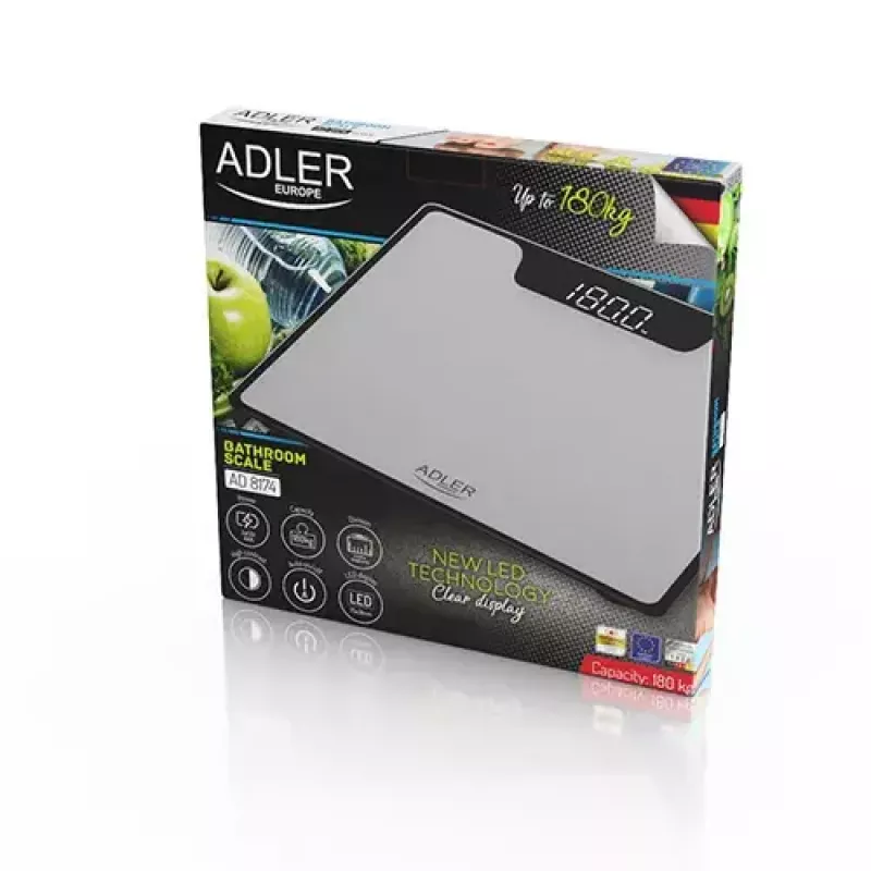 Adler AD 8174s elektronische personenweegschaal