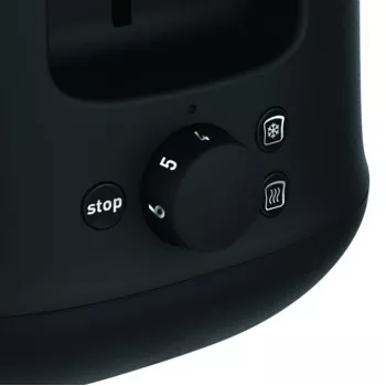 Tefal TT340830 toaster — 2 sneetjes, 850 W, zwart en roestvrij staal