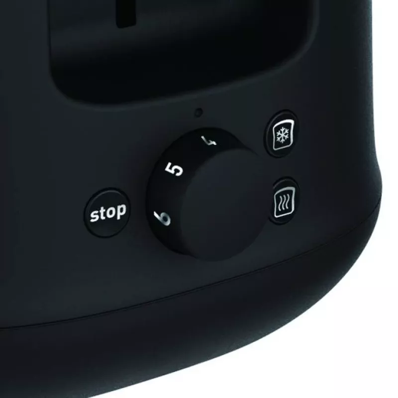 Tefal TT340830 toaster — 2 sneetjes, 850 W, zwart en roestvrij staal