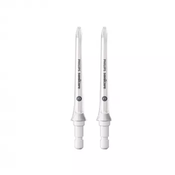 Philips HX3042/00 monddouche opzetmondstuk – 2 mondstukken, witte vervangpunten