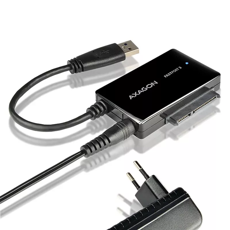 Axagon ADSA-FP3 USB 3.0 - SATA 6G adapter voor het aansluiten van alle SATA-harde schijven en -stations