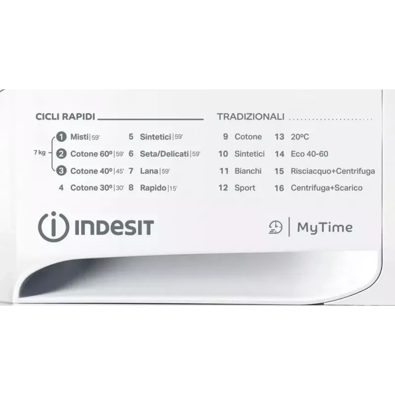 Indesit MTWA 71252 W IT voorlader wasmachine — 7 kg, 1200 t/min, energieklasse E, wit