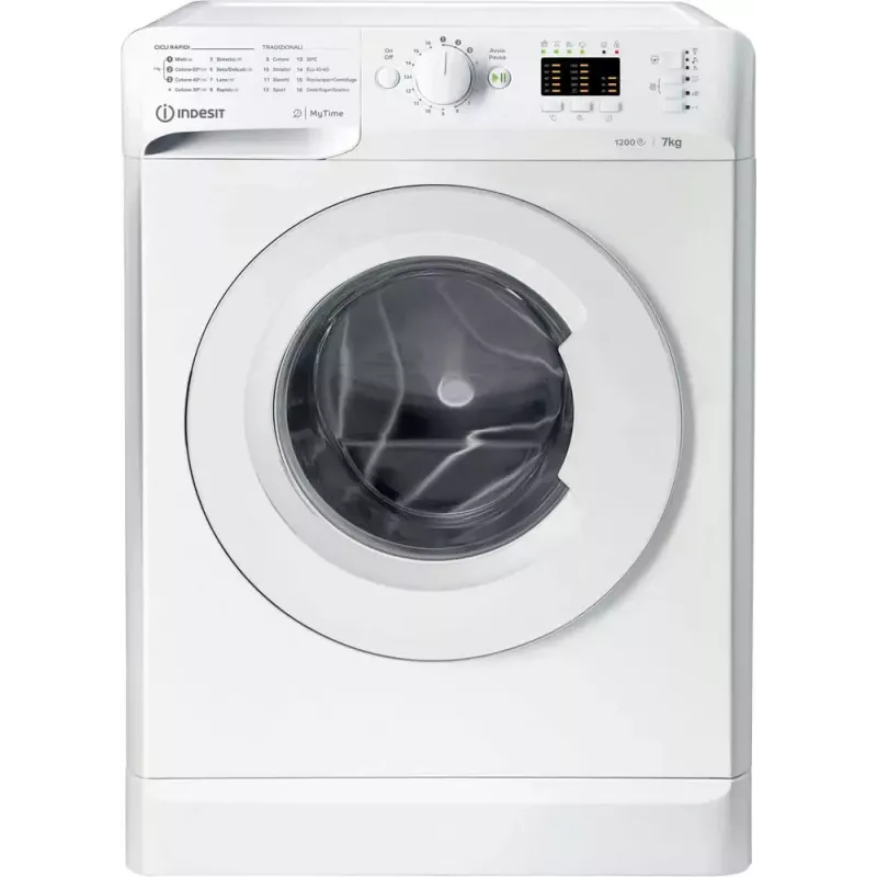 Indesit MTWA 71252 W IT voorlader wasmachine — 7 kg, 1200 t/min, energieklasse E, wit