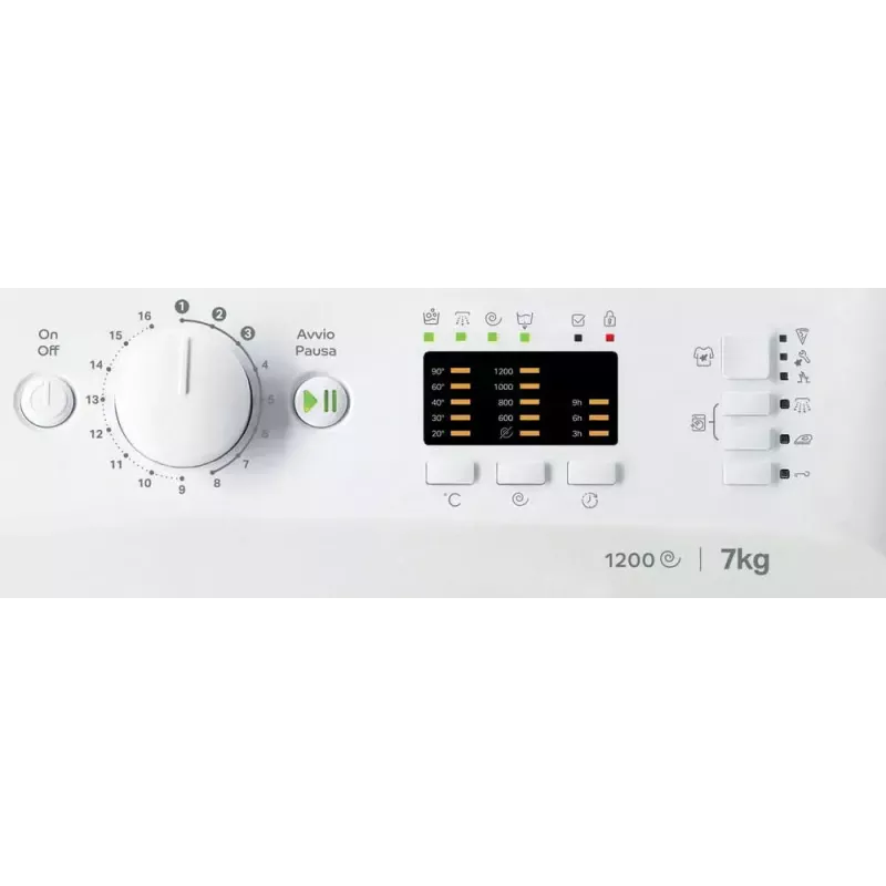 Indesit MTWA 71252 W IT voorlader wasmachine — 7 kg, 1200 t/min, energieklasse E, wit