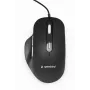GEMBIRD Optische LED-muis MUS-6B-02 bedraad USB - 6 toetsen wiel zwart