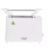 Broodrooster Adler AD 3223 2 sneetjes 750 W Wit
