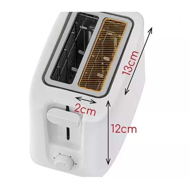 Broodrooster Adler AD 3223 2 sneetjes 750 W Wit