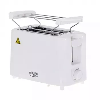 Broodrooster Adler AD 3223 2 sneetjes 750 W Wit