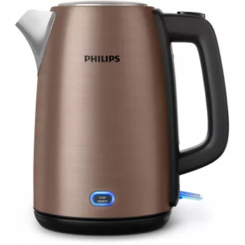 Philips Viva Collection HD9355/92 Waterkoker 1,7 L 1900 W Zwart, Koper