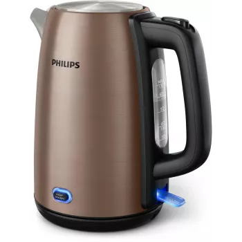 Philips Viva Collection HD9355/92 Waterkoker 1,7 L 1900 W Zwart, Koper