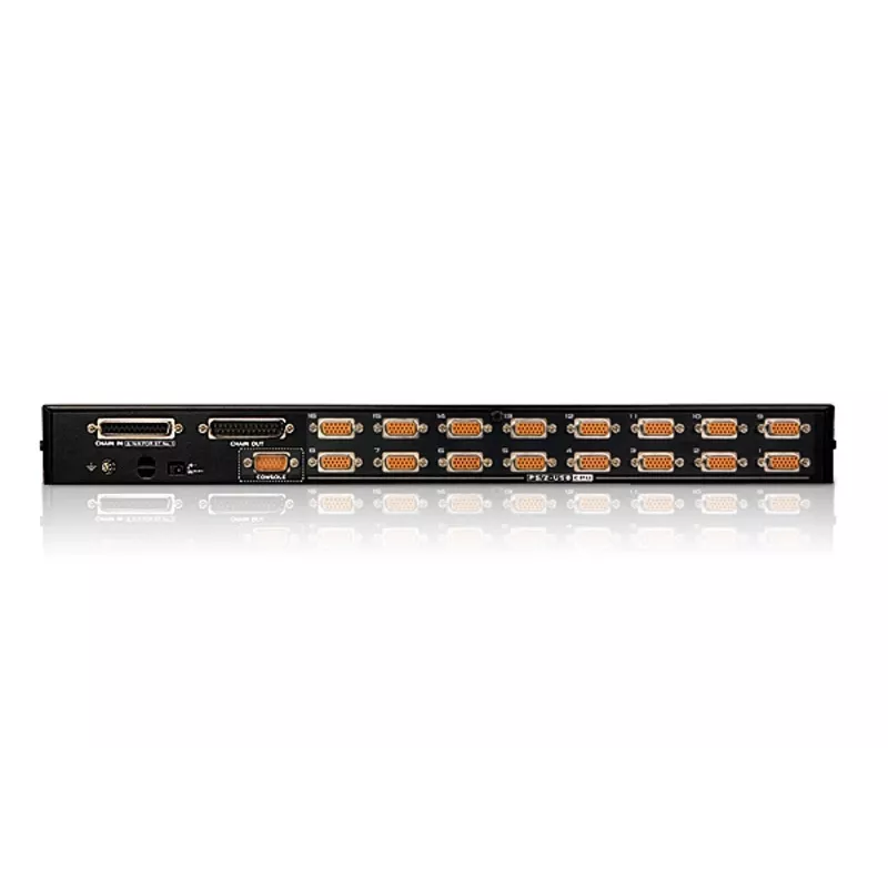 ATEN 16-poorts USB - PS/2 VGA KVM-switch met USB-perifere aansluiting