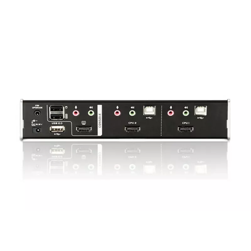 ATEN 2-poorts USB HDMI KVM-switch met audio & USB 2.0 hub (KVM-kabel inbegrepen)