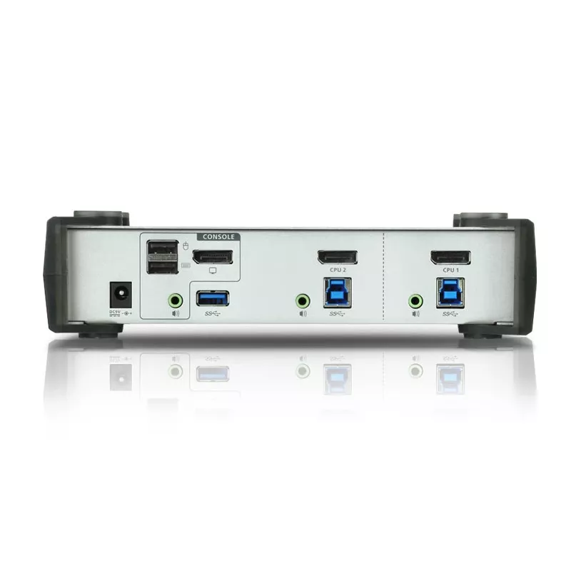 ATEN 2-poorts USB 3.1 Gen 1 DisplayPort 1.1 KVMP™-switch met luidspreker (KVM-kabel inbegrepen)