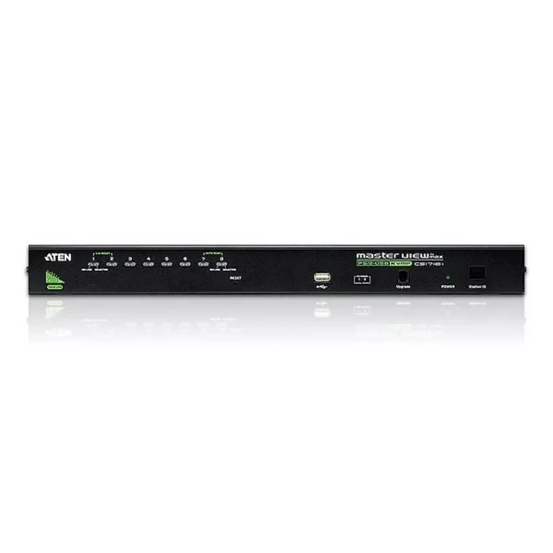 ATEN 8-poorts USB - PS/2 VGA KVM-switch met USB-perifere aansluiting